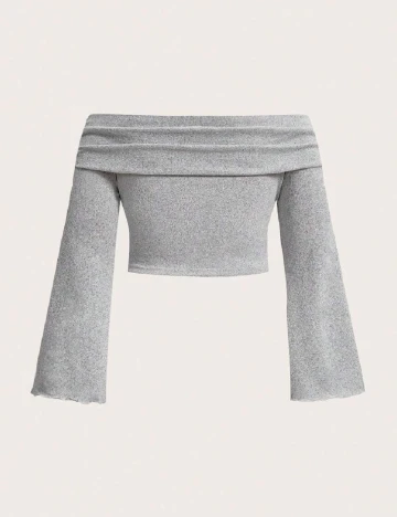 Top SHEIN CURVE, gri