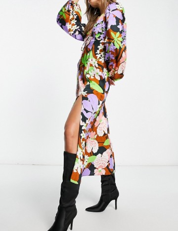 Rochie medie ASOS, mix culori