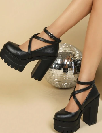 Pantofi SHEIN, negru