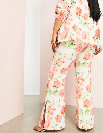 Pantaloni ASOS Curve, floral print