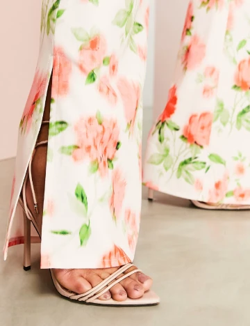 Pantaloni ASOS Curve, floral print