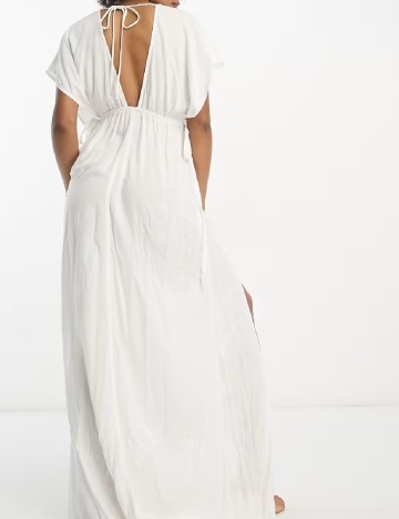 Rochie lunga ASOS, alb
