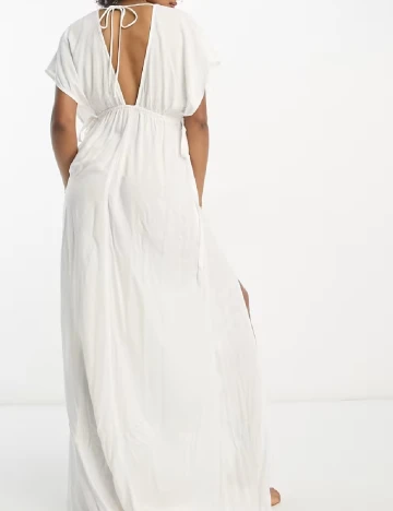 Rochie lunga ASOS, alb Alb
