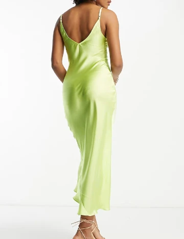 Rochie medie ASOS, verde