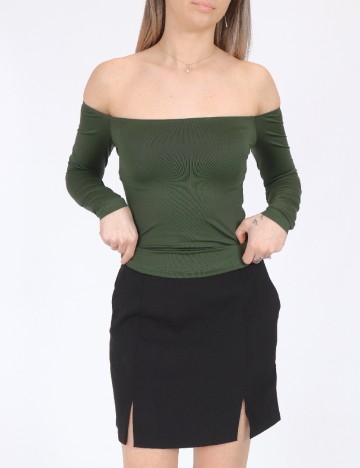 Top Bershka, verde