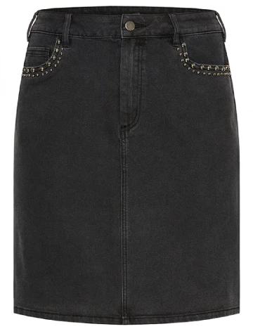 Fusta Kaffe Curve, negru
