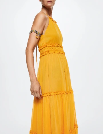 Rochie lunga Mango, galben