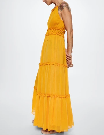 Rochie lunga Mango, galben