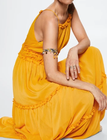 Rochie lunga Mango, galben