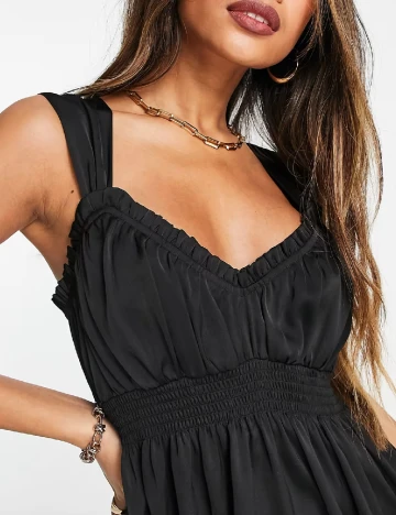 Rochie scurta Lola May, negru Negru