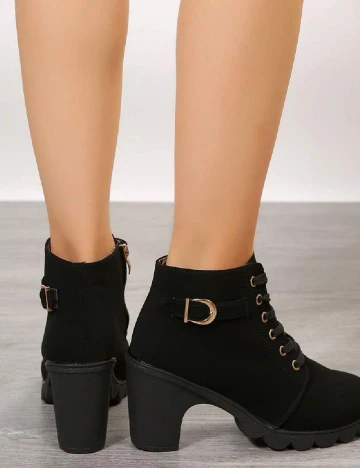 Botine SHEIN, negru