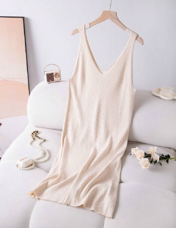 
						Rochie scurta SHEIN CURVE, crem