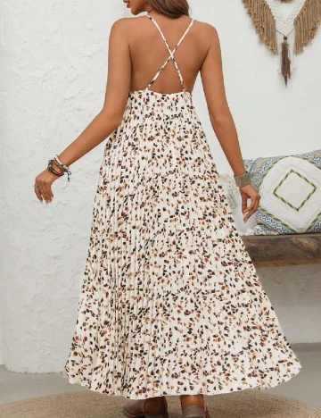 Rochie lunga SHEIN, crem