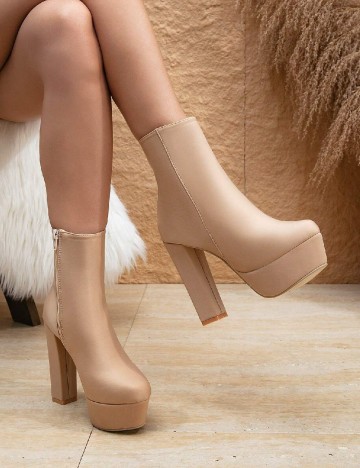 Botine SHEIN, bej