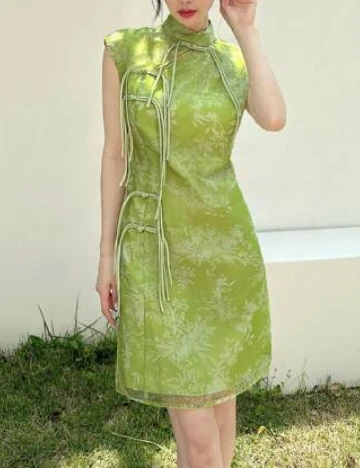 Rochie scurta SHEIN, verde