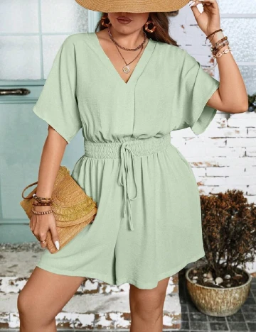 Salopeta SHEIN CURVE, verde