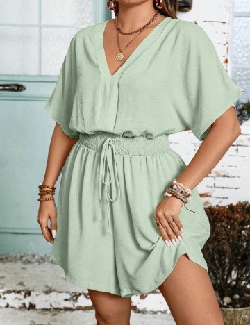 Salopeta SHEIN CURVE, verde