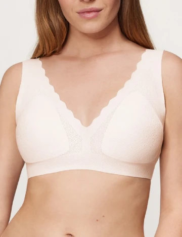 Bustiera Sloggi by Triumph, ecru Alb