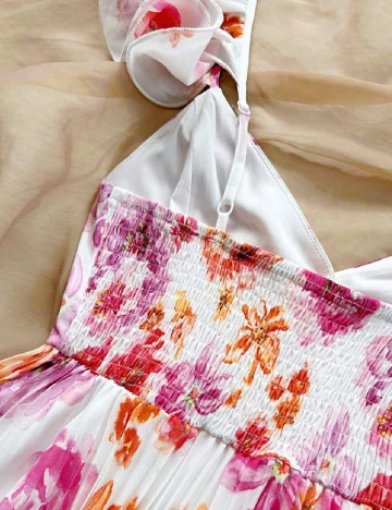 Rochie scurta SHEIN, floral print
