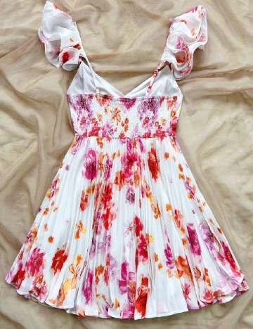 Rochie scurta SHEIN, floral print