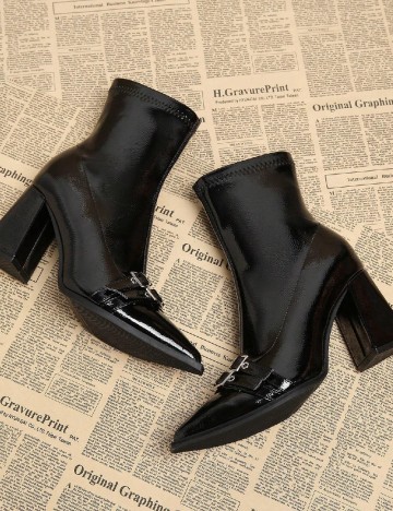 Botine SHEIN, negru