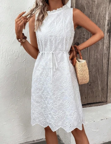 Rochie scurta SHEIN, alb