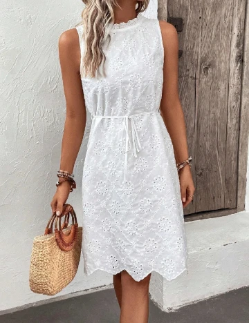 Rochie scurta SHEIN, alb