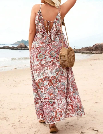 Rochie lunga SHEIN CURVE, mix culori