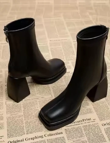 Botine SHEIN, negru