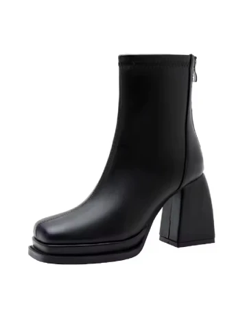 Botine SHEIN, negru
