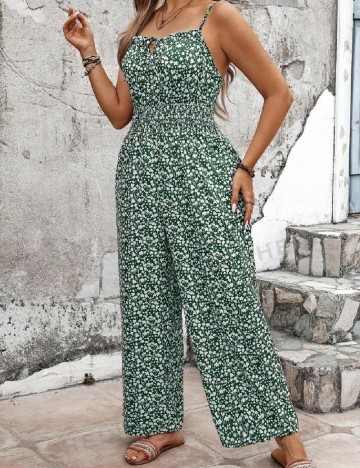 Salopeta SHEIN CURVE, verde