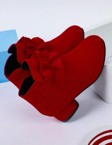 Botine Shein Kids, rosu Rosu