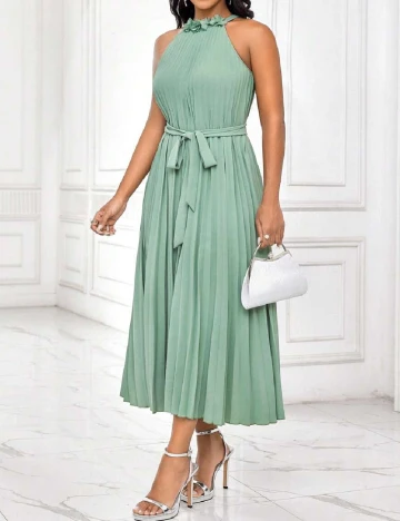 Rochie medie SHEIN, verde
