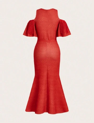 Rochie lunga SHEIN, rosu