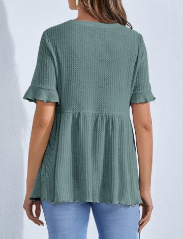 Bluza SHEIN Maternity, verde