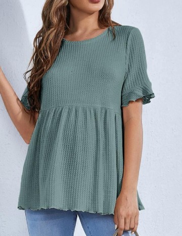 Bluza SHEIN Maternity, verde