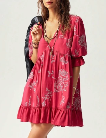Rochie scurta SHEIN, rosu