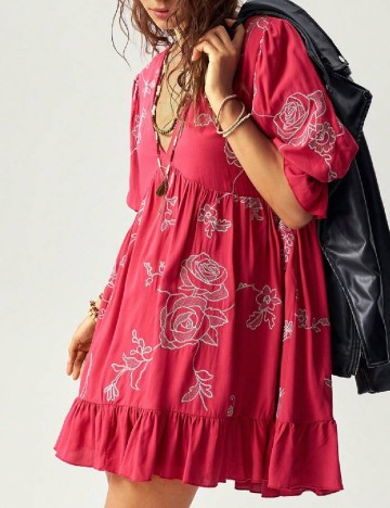 Rochie scurta SHEIN, rosu