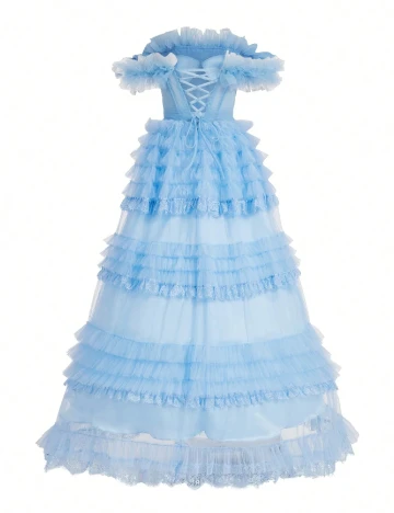 Rochie lunga SHEIN, albastru