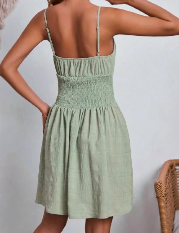 Rochie scurta SHEIN, verde