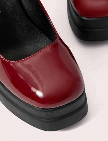 Pantofi SHEIN, visiniu