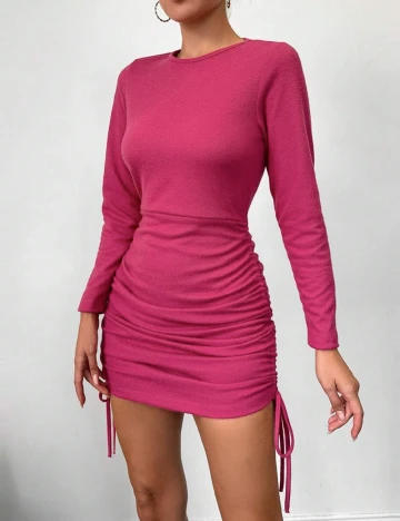 Rochie scurta SHEIN, roz