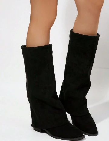 Cizme SHEIN, negru Negru