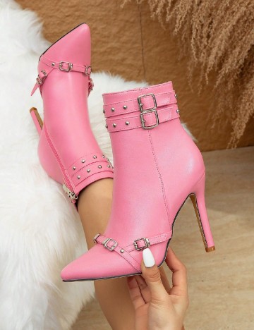 Botine SHEIN, roz
