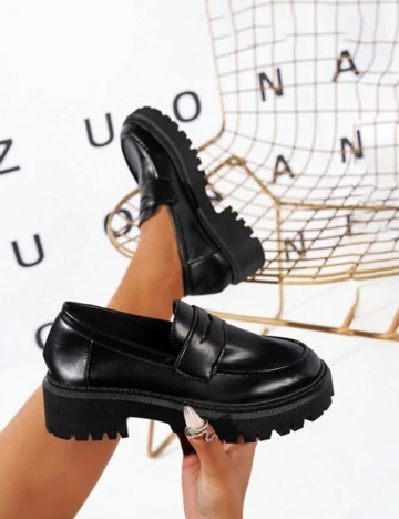 Mocasini SHEIN, negru