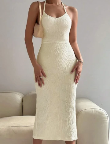 Rochie medie SHEIN, crem
