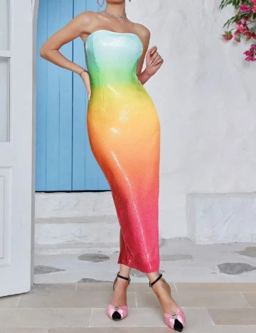 Rochie medie SHEIN, mix culori