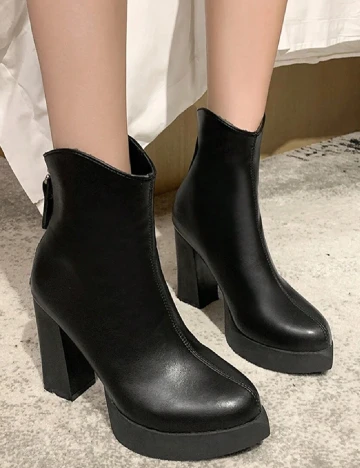 Botine SHEIN, negru