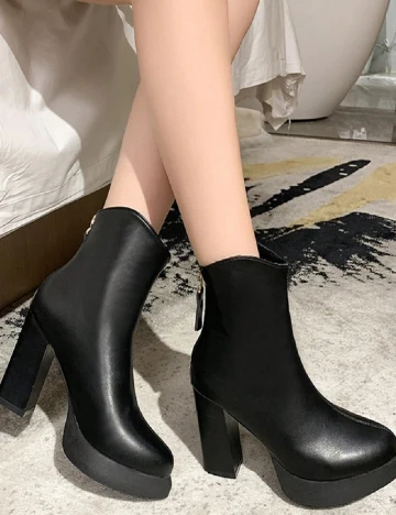 Botine SHEIN, negru