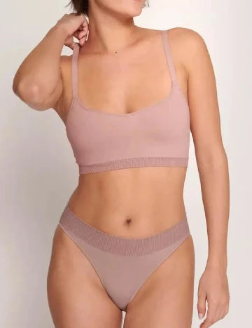 Bustiera Sloggi by Triumph, roz pudra Roz